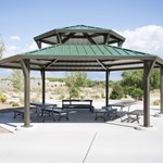 View All-Steel Hexagonal Duo-Top Shelters
