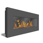 View Fire Ribbon Direct Vent Slim Fireplace (Model 46)