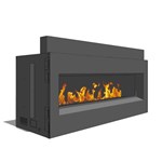 View Fire Ribbon Direct Vent 5' Fireplace (Model 60)
