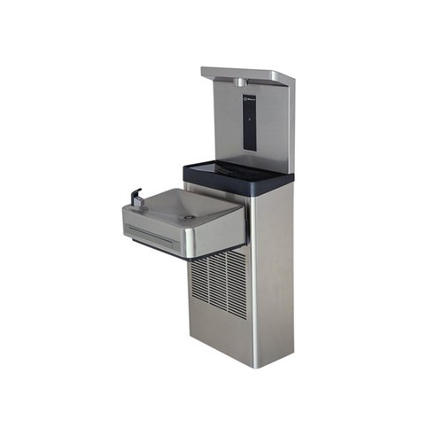 View Model 1211S: Wall Mounted ADA Water/Filtered Water Cooler with Bottle Filler