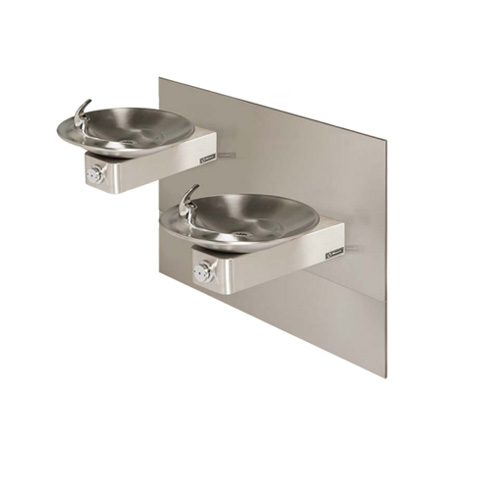 CAD Drawings Haws Corporation Model 1011MS: Wall Mounted/Touchless Hi-Lo Drinking Fountain