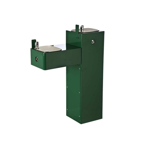 CAD Drawings Haws Corporation Model 3300FR: ADA Outdoor Steel Freeze-Resistant Pedestal Fountain
