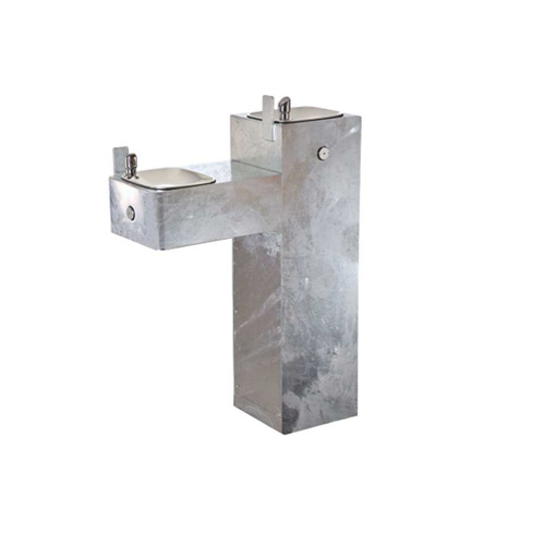 CAD Drawings Haws Corporation Model 3300G: ADA Outdoor Steel Pedestal Fountain