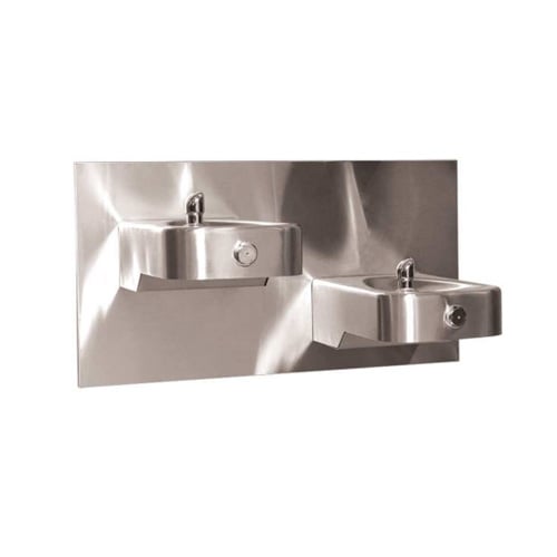 CAD Drawings BIM Models Haws Corporation Model 1117LN: ADA Dual Wall Mounted Low Profile Fountain