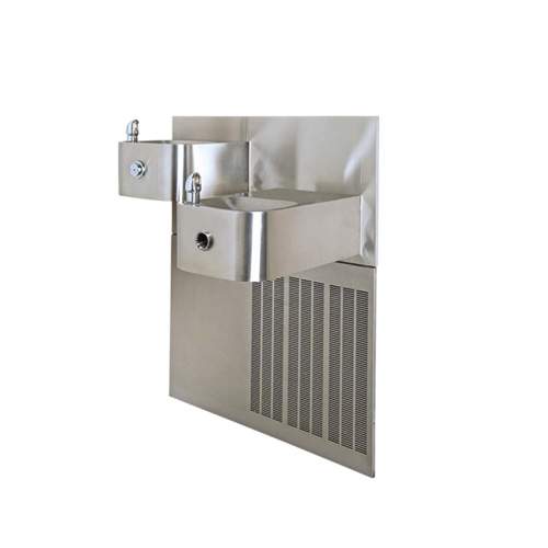 CAD Drawings BIM Models Haws Corporation Model H1119.8HO: Wall Mounted ADA Touchless/Push Button Dual Fountain