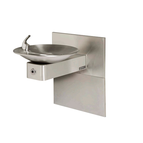 CAD Drawings BIM Models Haws Corporation Model 1001MSHO: Wall Mounted ADA Touchless Fountain w/Mounting System