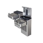 View Model 1212SFH: Wall Mounted Hi-Lo ADA Filtered Touchless Water Cooler and Bottle Filler