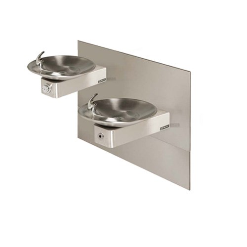 View Model 1011MSHO: Wall Mounted ADA Touchless/Push Button Fountain w/Mounting System