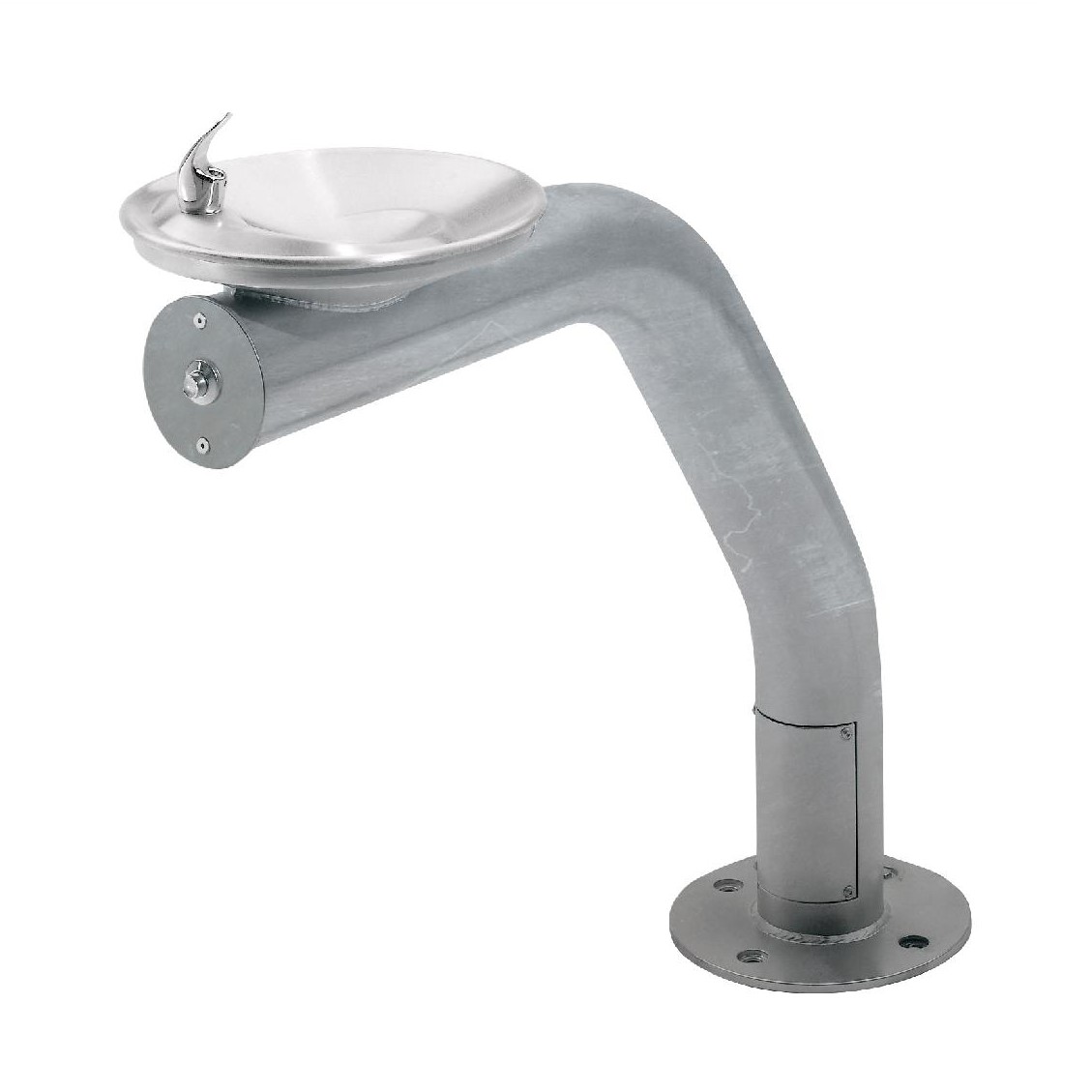 CAD Drawings Haws Corporation Model 3380GFR: ADA Outdoor Freeze-Resistant Pedestal Fountain