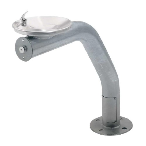 CAD Drawings Haws Corporation Model 3380G: ADA Outdoor Steel Pedestal Fountain