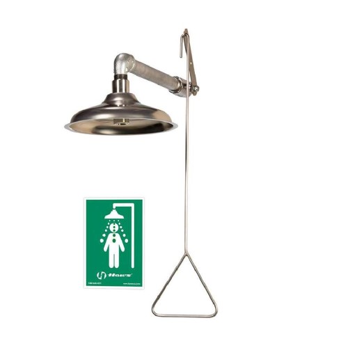 CAD Drawings Haws Corporation Model 8123: AXION® MSR Emergency Drench Shower