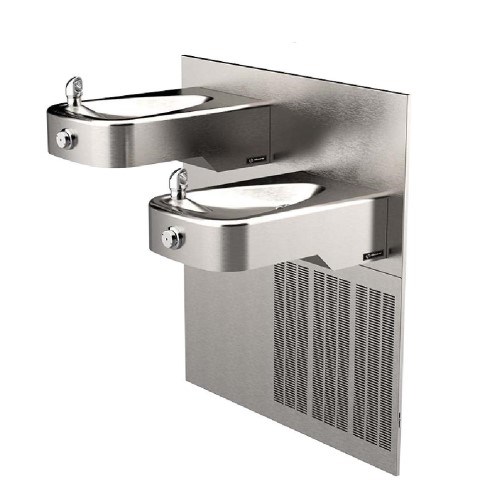 View Model H1117LN.8: ADA Low Profile Dual Chilled Wall-Mount Fountain