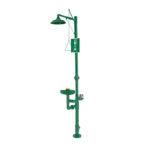 CAD Drawings Haws Corporation Model 8336: AXION® MSR Corrosion Resistant Shower and Eye/Face Wash