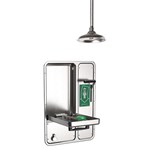 View Model 8356WCDD: AXION® MSR Barrier-Free Recessed Shower and Eye/Face Wash