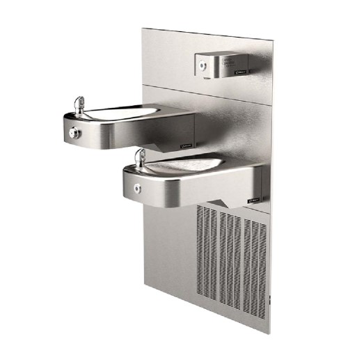 CAD Drawings Haws Corporation H1117LN.8HO: ADA Low Profile Dual Chilled Wall-Mount Touchless/Push Button Fountain w/Bottle Filler