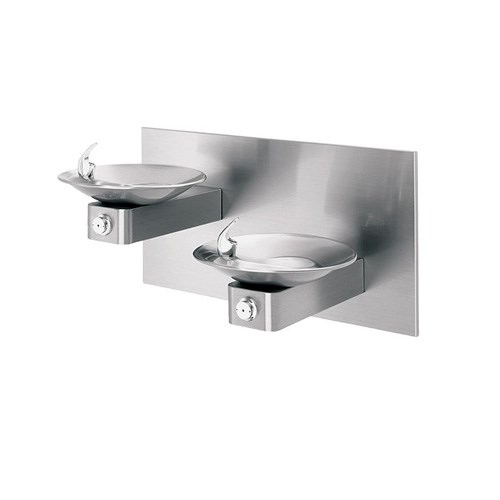 View Model 1011: Barrier-Free Dual Wall Mount Fountain