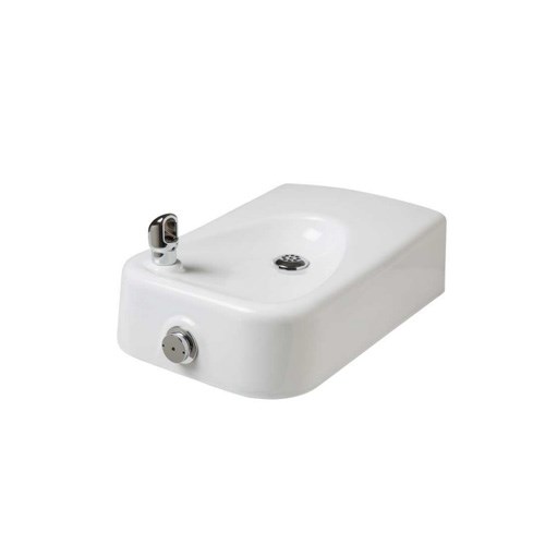 View Model 1311: Wall Mounted Enameled Iron Drinking Fountain
