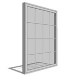 View Impervia Series, Single Hung Window, Fixed Unit