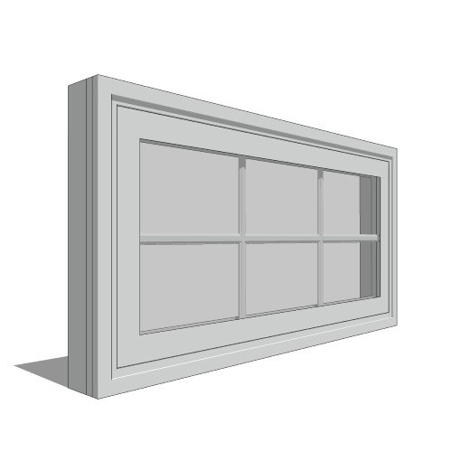 View Impervia Series, Single Hung Window, Transom Unit