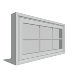 View Impervia Series, Single Hung Window, Transom Unit