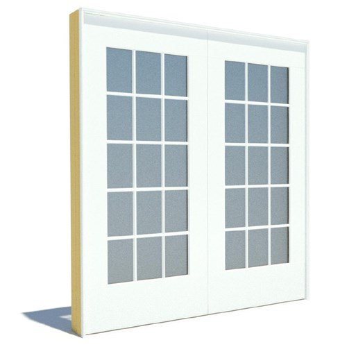 View Architect Series, Traditional, Clad, Wood, Commercial Double Door, Hinged, Active Unit