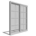 View Impervia Series, Fiberglass Sliding Window, Fixed Vent