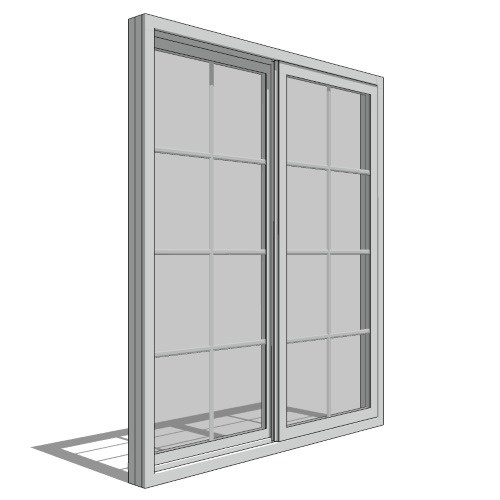 View Impervia Series, Fiberglass Sliding Window, Vent Fixed