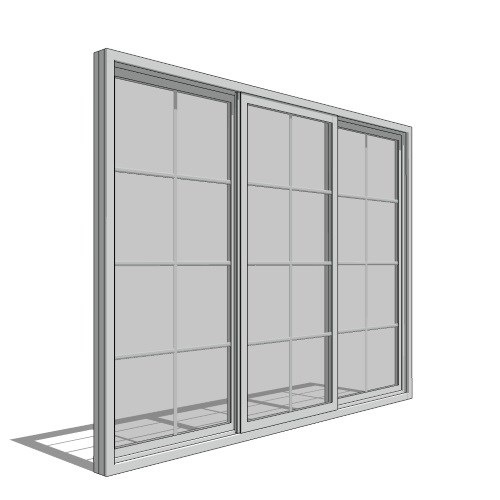View Impervia Series Sliding Window, Vent Fixed Vent Operation, 1/3