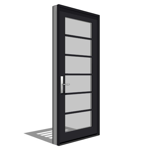 View Architect Series, Contemporary, Out-Swing Door, Single, Vent Units