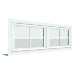 View 250 Series Awning Window, Vent Unit, Flush Flange, Twin
