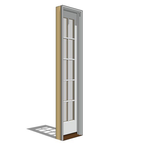 View Pella Reserve, Clad, Wood, In-Swing Door, French-Single, Sidelight Units