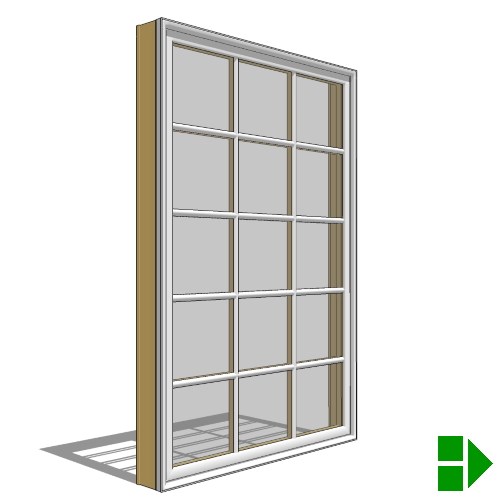View Lifestyle Dual-Pane Series Casement Window, Fixed Units