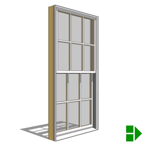 View Lifestyle Dual-Pane Series Double-Hung Window, Vent Units