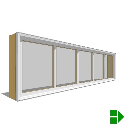 View Lifestyle Dual-Pane Series In-Swing Window, Double, Transom Units