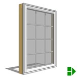 View Lifestyle Triple-Pane Series Casement Window, Fixed Units