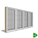 View Lifestyle Triple-Pane Series Casement Window, Multi-Wide
