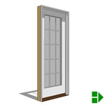 View Lifestyle Triple-Pane Series In-Swing Window, Single, Fixed Units