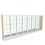 View Architect Series, Contemporary, Clad, Wood, Multi-Slide Door Single Parting