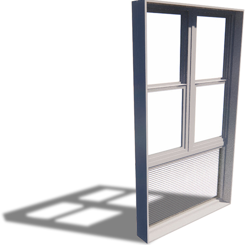 CAD Drawings BIM Models Pella Corporation Impervia Series, Fiberglass Single-Hung Window