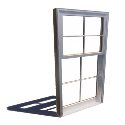 CAD Drawings BIM Models Pella Corporation Pella Reserve, Clad, Wood, Monumental Hung, Cottage, Vent Unit