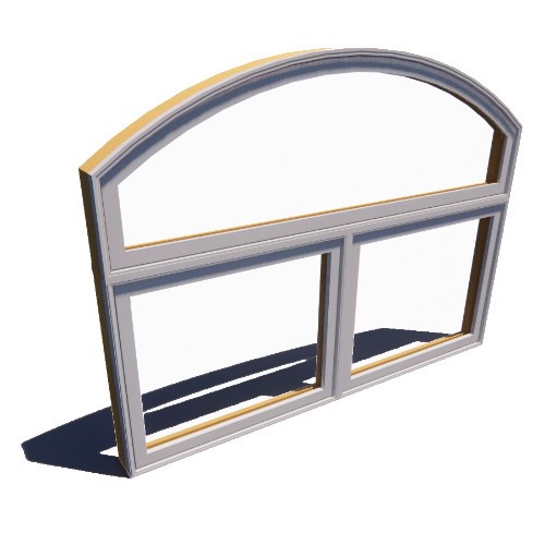 View Reserve Series Traditional, Awning Window, Vent Unit, Multi-Wide (2) with Archtop Transom