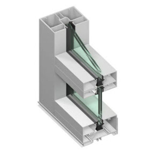 CAD Drawings BIM Models Tubelite Inc. ForceFront Storm™ E44000 Series Storefront Framing