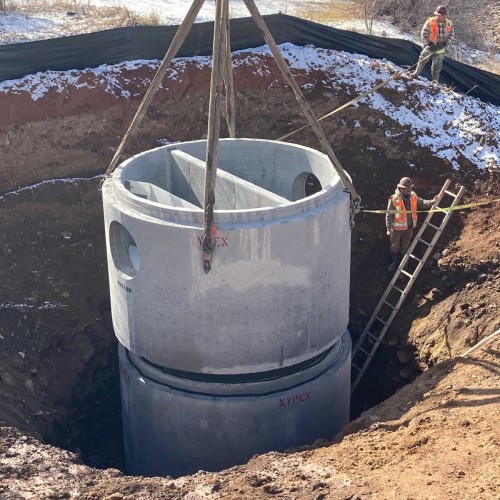CAD Drawings Contech Engineered Solutions SciCloneX™ Hydrodynamic Separator