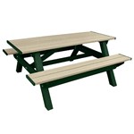 View DOGIPARK® 6' Poly Picnic Table ( 7791-GS )