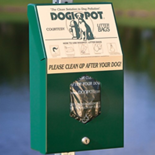 View Aluminum DOGIPOT® Header Park Junior Bag Dispenser