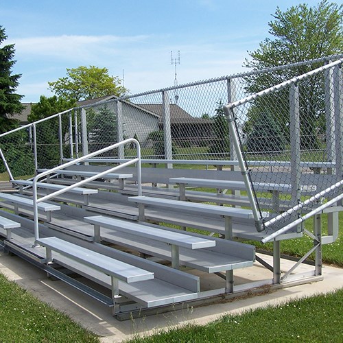 View 5 Row Transportable Deluxe Bleachers ( NA-0521TPDLX_CL )