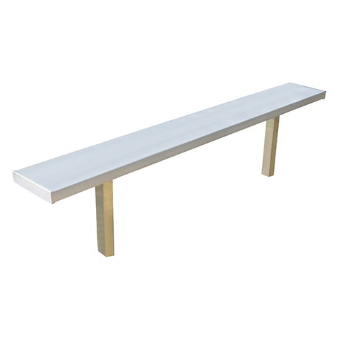 View Permanent Aluminum Bench Without Backrest ( BE-DD00600 )