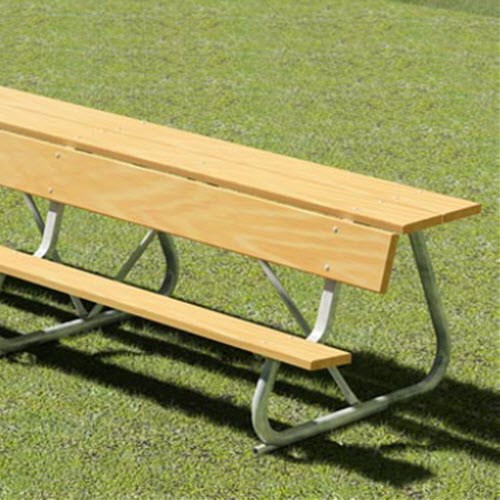 View Athletic Series: Team Bench w/ Lumber Seat, Back & Deck (B303)