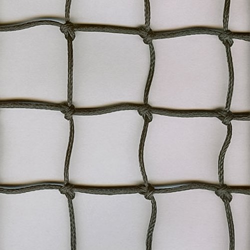 View Knotted Braided Solid Core Polyethylene Batting Tunnel Nets
