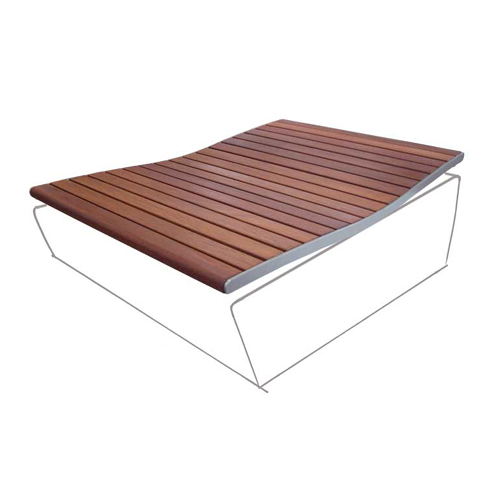 CAD Drawings BIM Models Equiparc Promenade Collection Bench Without Backrest